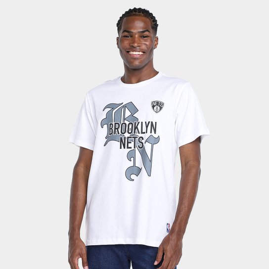 Camiseta NBA Brooklyn Nets Initials Masculina
