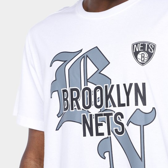 Camiseta NBA Brooklyn Nets Initials Masculina