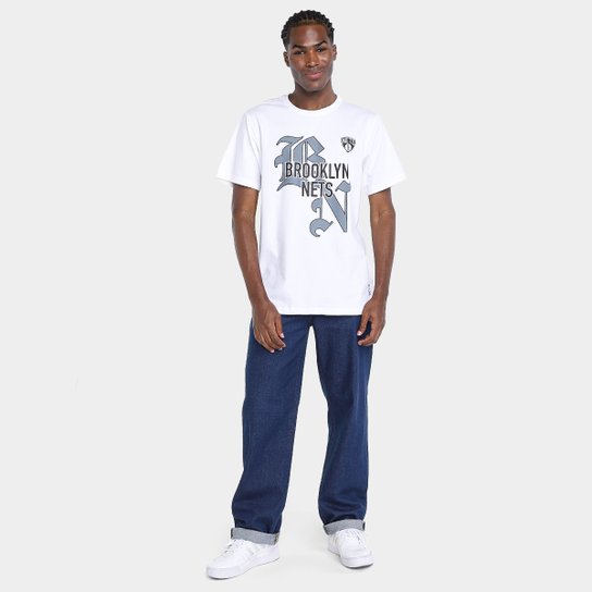 Camiseta NBA Brooklyn Nets Initials Masculina