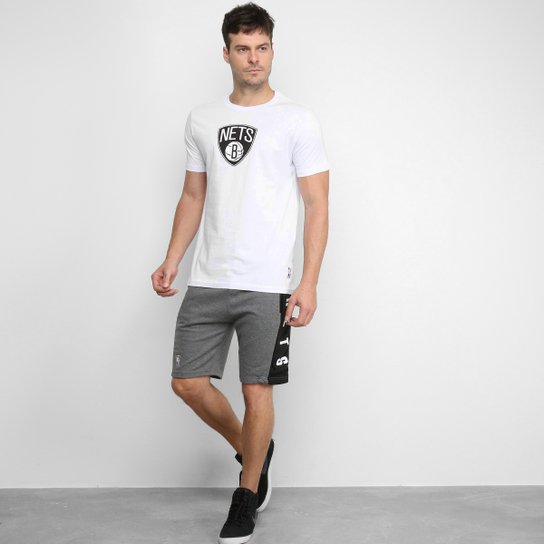 Camiseta NBA Brooklyn Nets Vinil Masculina
