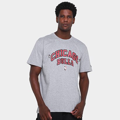 Camiseta NBA Chicago Bulls All Core New Era Masculina - Mescla