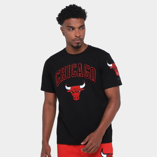 Camiseta NBA Chicago Bulls Classic Bristle SJ Pro Standard Masculina