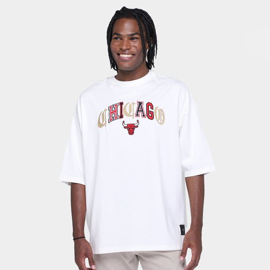 Camiseta NBA Chicago Bulls Embroidery Masculina