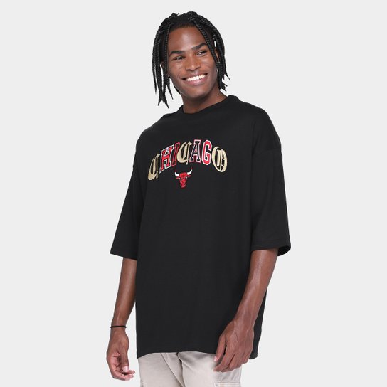 Camiseta NBA Chicago Bulls Embroidery Masculina