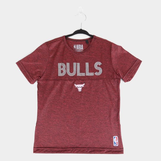 Camiseta NBA Chicago Bulls Esp Shine Masculina - Vermelho