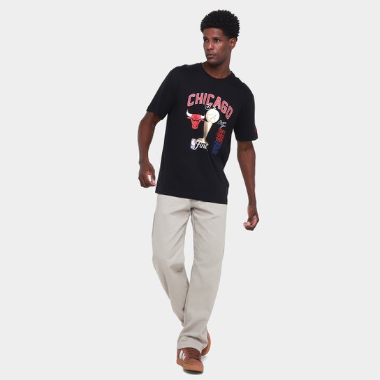 Camiseta NBA Chicago Bulls Fan New Era Masculina