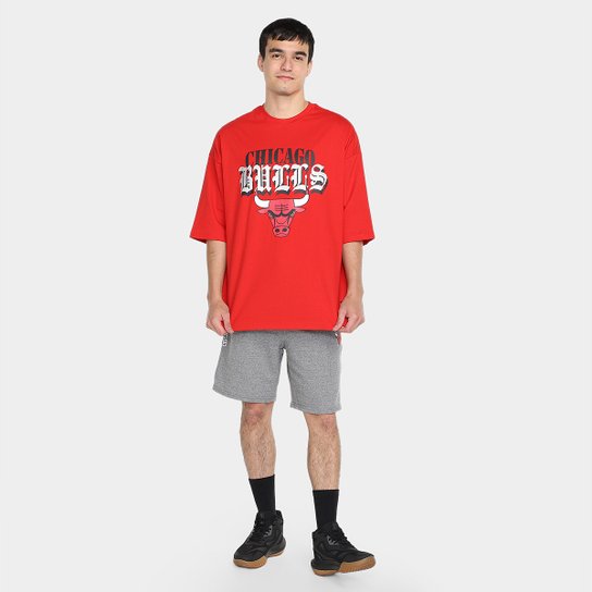Camiseta NBA Chicago Bulls Metal Team Masculina