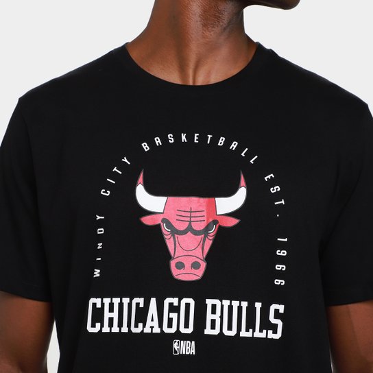 Camiseta NBA Chicago Bulls Mitchell & Ness Masculina