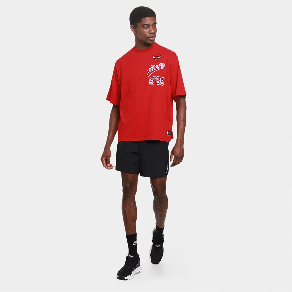 Camiseta NBA Chicago Bulls Mitchell & Ness Masculina | Loja NBA