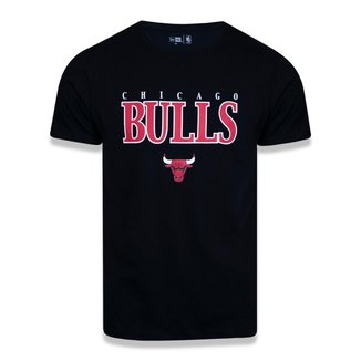 Camiseta NBA Chicago Bulls New Era Core Clássica Masculina