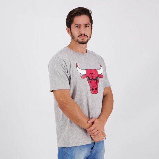 Camiseta NBA Chicago Bulls Prize Cinza Mescla