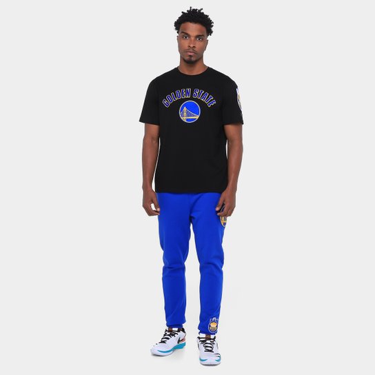 Camiseta NBA Golden State Warriors Classic Bristle SJ Pro Standard Masculina