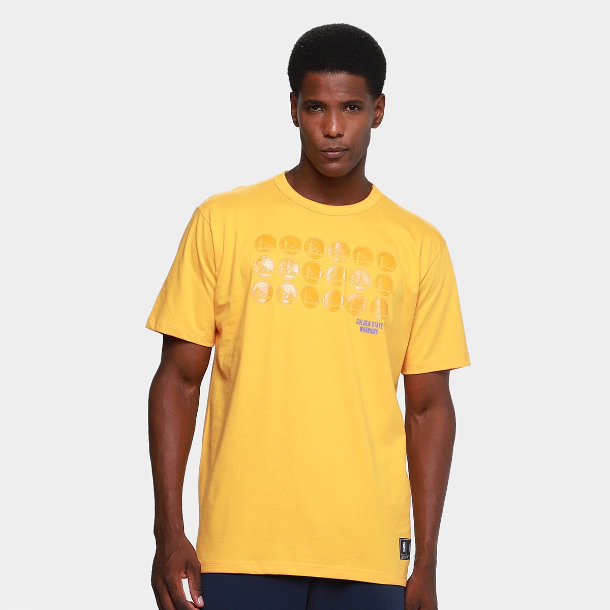 Camiseta NBA Golden State Warriors Mitchell & Ness Masculina