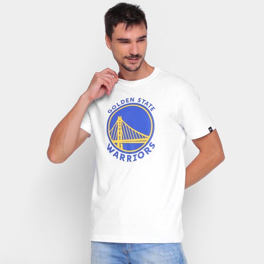 Camiseta NBA Golden State Warriors New Era Logo Masculina