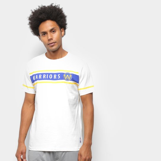 Camiseta NBA Golden State Warriors Sport Masculina - Off White