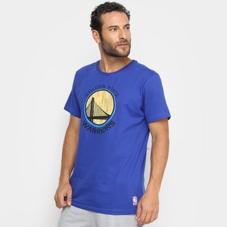 Camiseta NBA Golden State Warriors Wool Court Masculina