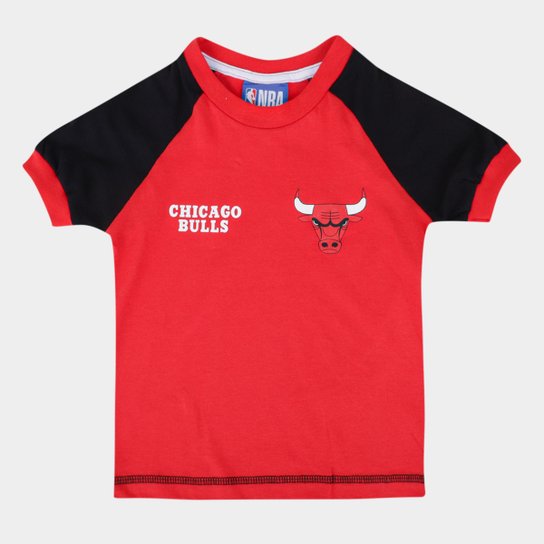 Camiseta NBA Infantil Chicago Bulls Campus Braziline