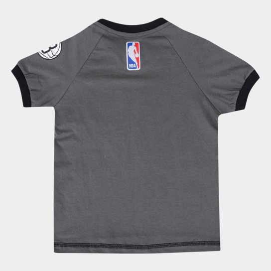Camiseta NBA Juvenil Brooklyn Nets Campus Braziline