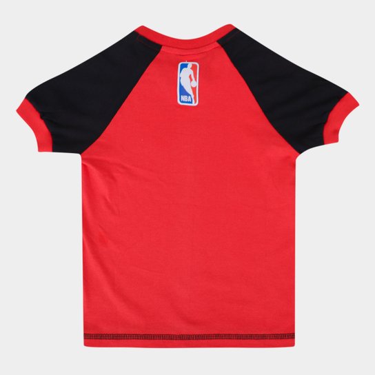 Camiseta NBA Juvenil Chicago Bulls Campus Braziline