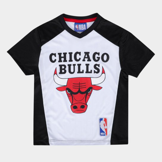 Camiseta NBA Juvenil Chicago Bulls Modality Braziline