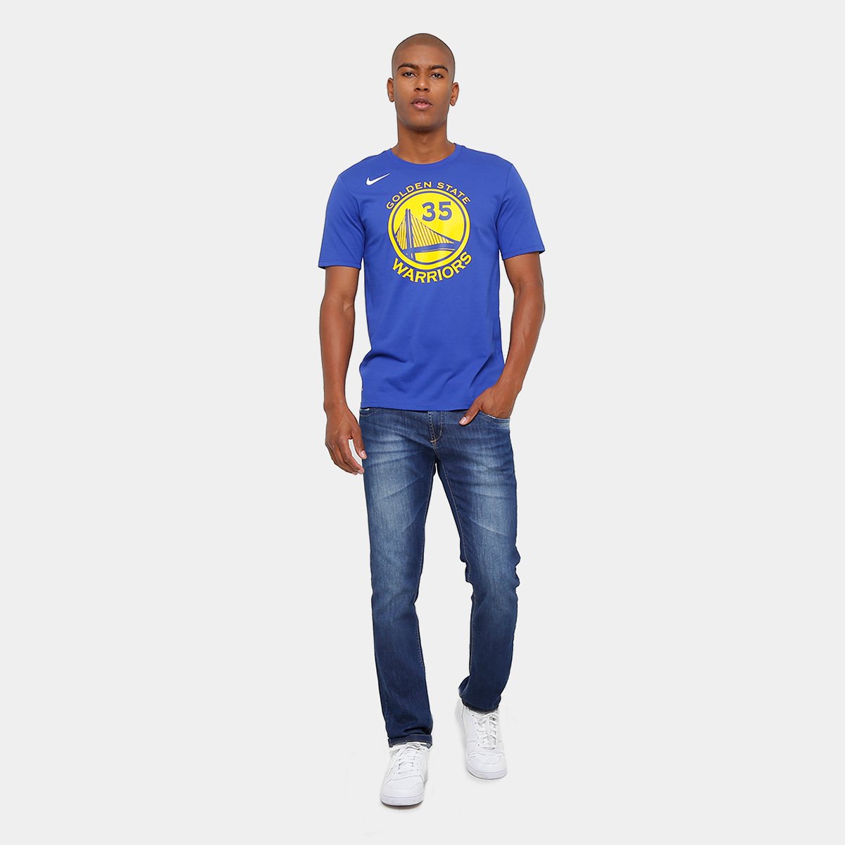 Camiseta NBA Kevin Durant Golden State Warriors Nike N&N - Loja NBA