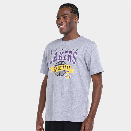 Camiseta NBA La Lakers Flag Team Masculina