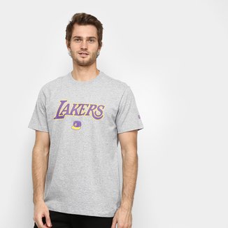 Camiseta NBA Los Angeles Lakers 90'S Continues Cap Masculina