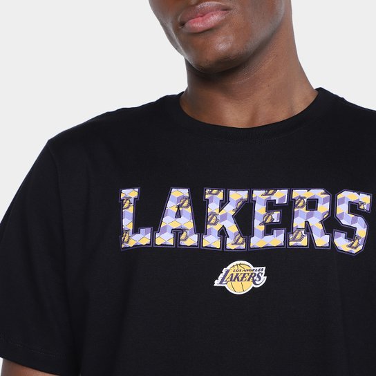 Camiseta NBA Los Angeles Lakers Cubic Masculina