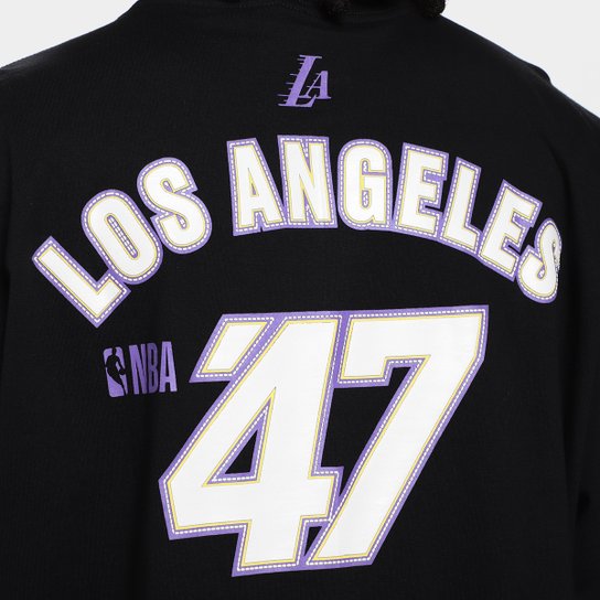Camiseta NBA Los Angeles Lakers Mitchell & Ness Crowd Masculina
