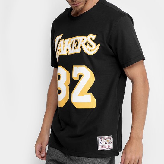 Camiseta NBA Los Angeles Lakers Mitchell & Ness Magic Johnson Masculina
