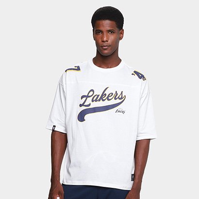 Camiseta NBA Los Angeles Lakers Mitchell & Ness Masculina | Loja NBA