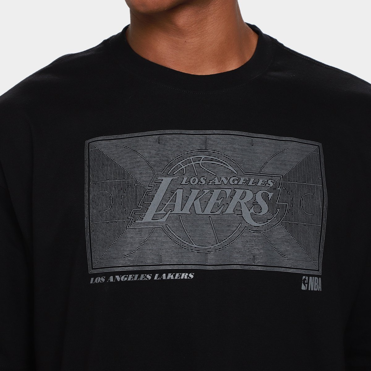 Camiseta NBA Los Angeles Lakers Mitchell & Ness Maze Masculina