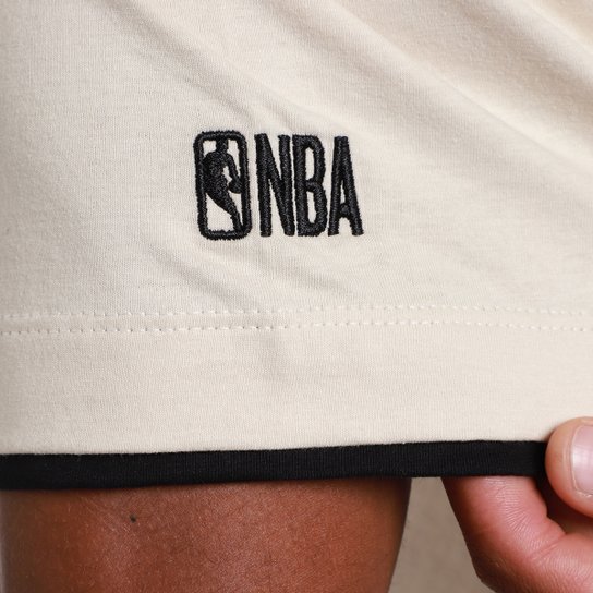 Camiseta NBA Los Angeles Lakers Mitchell & Ness Satin Masculina
