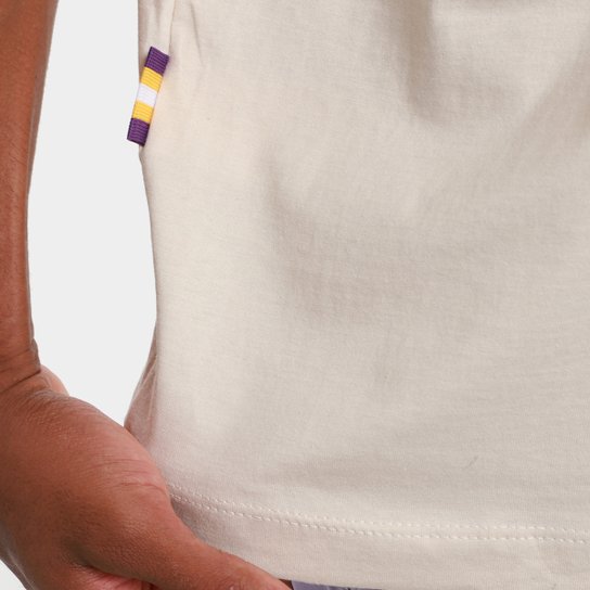 Camiseta NBA Los Angeles Lakers Mitchell & Ness Satin Masculina