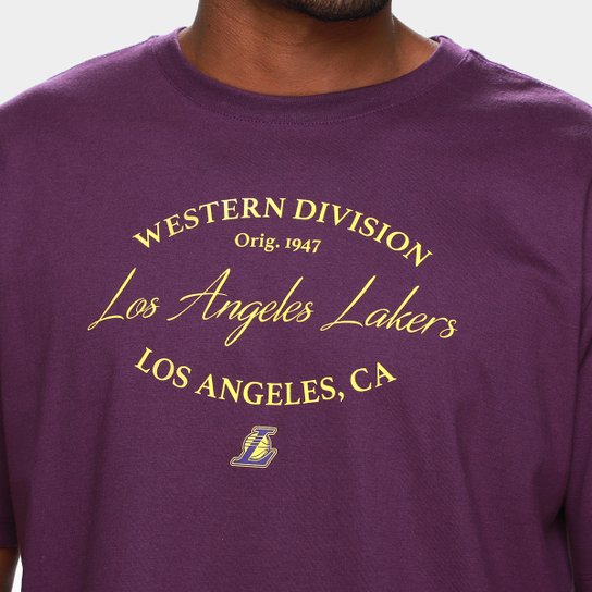Camiseta NBA Los Angeles Lakers Seal Masculina