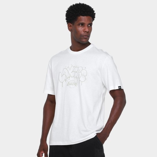 Camiseta NBA LosAngeles Lakers Hip Hop Origens New Era Masculina