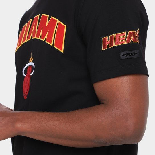 Camiseta NBA Miami Heat Classic Bristle SJ Pro Standard Masculina