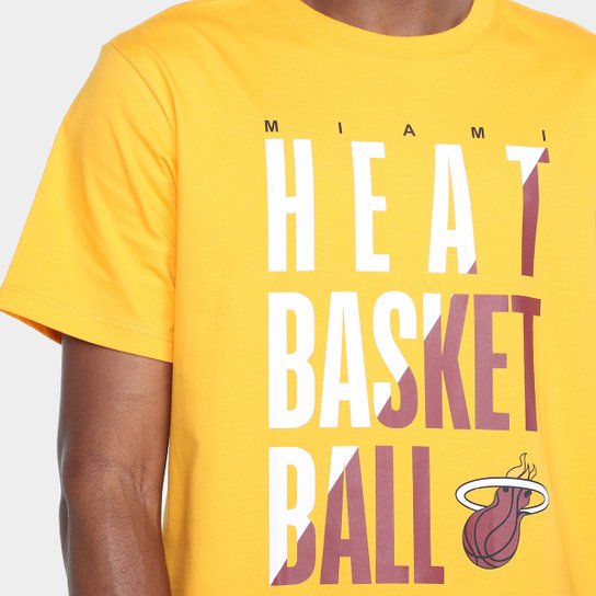 Camiseta NBA Miami Heat Colorful Masculina