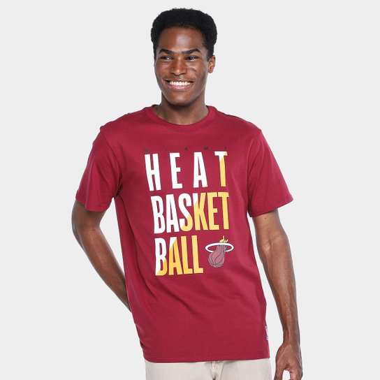 Camiseta NBA Miami Heat Colorful Masculina