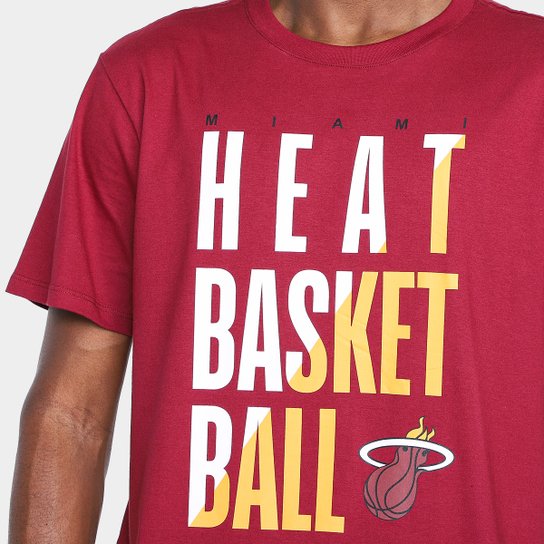 Camiseta NBA Miami Heat Colorful Masculina