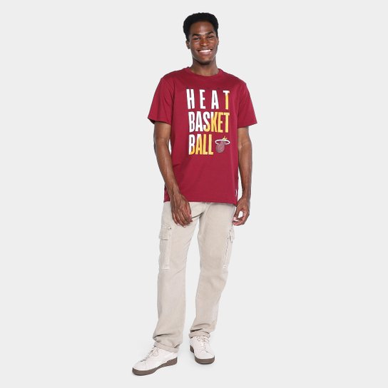 Camiseta NBA Miami Heat Colorful Masculina