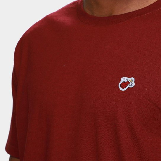Camiseta NBA Miami Heat Minipatch Masculina