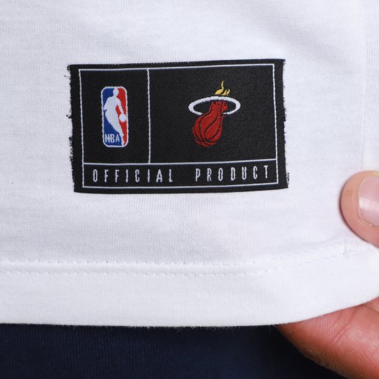 Camiseta NBA Miami Heat Mitchell & Ness Masculina