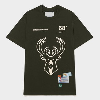 Camiseta NBA Milwaukee Bucks Piet Masculina