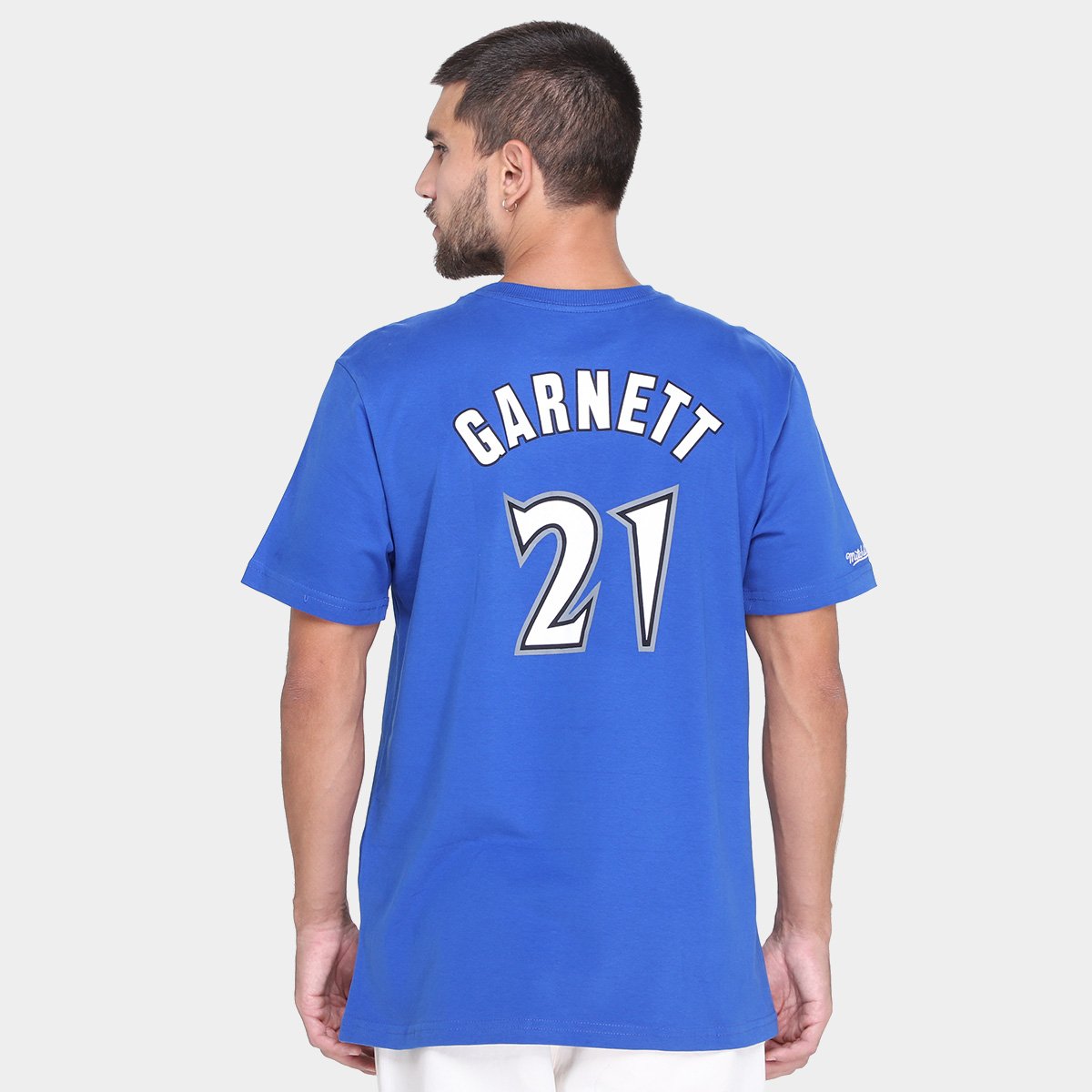 Camiseta NBA Minnesota Timberwolver Mitchell Ness 21 Masculina