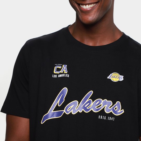 Camiseta NBA Mitchell & Ness Cursive Masculina