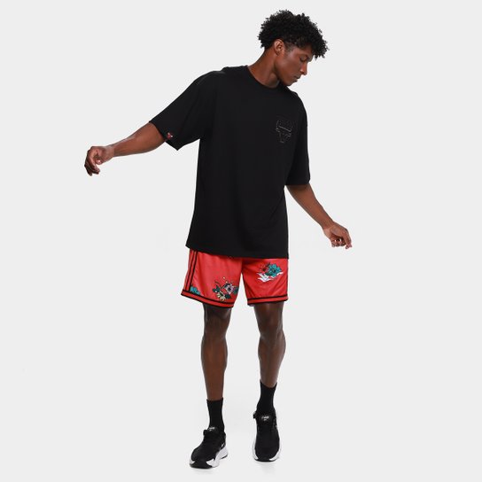 Camiseta NBA Mitchell & Ness Faux Emboss Masculina