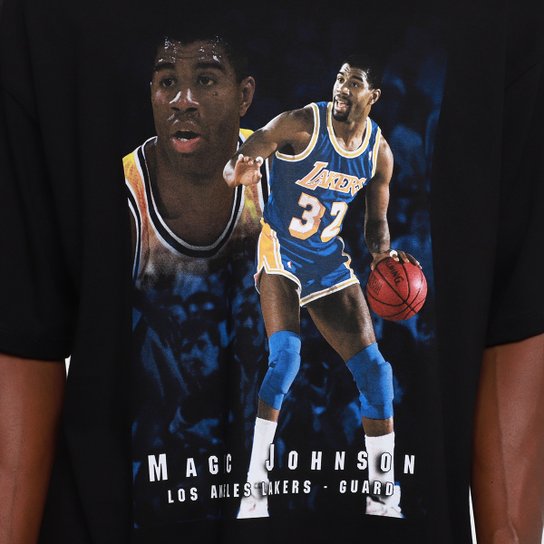 Camiseta NBA Mitchell & Ness Trad Cards Masculina