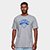 Camiseta NBA New York Knicks Big Logo Masculina - Cinza