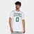 Camiseta NBA Nike Boston Celtics Jason Tatum Nº 0 - Masculina - Branco+Verde
